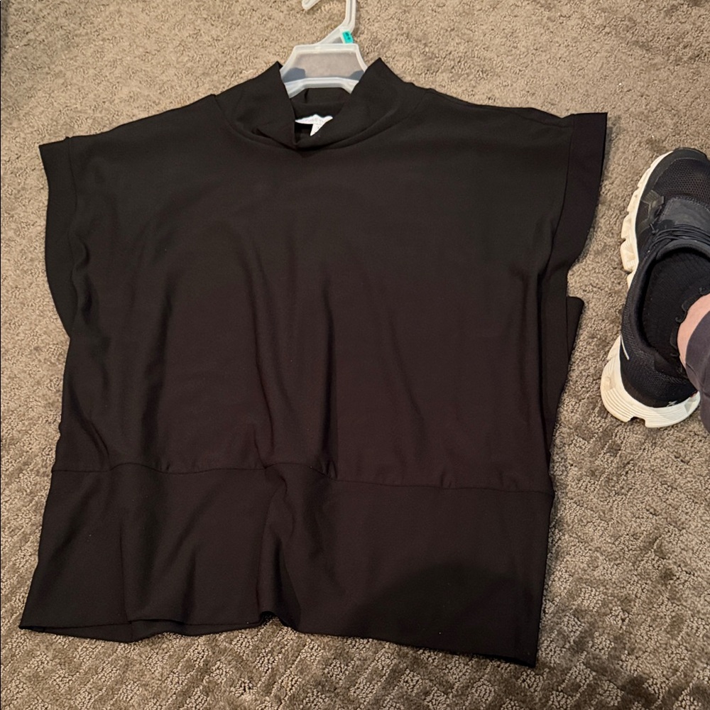 Chic Black Women's Tunic Top